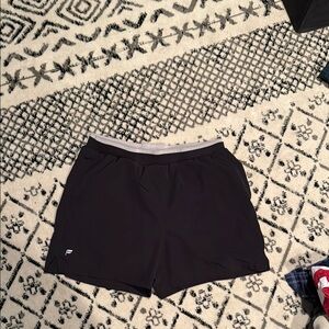 Lined Fabletics Black Athletic Shorts for Active Comfort
